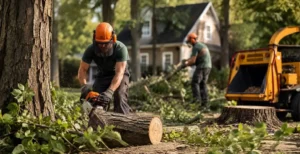 Tree service crew in Alpharetta