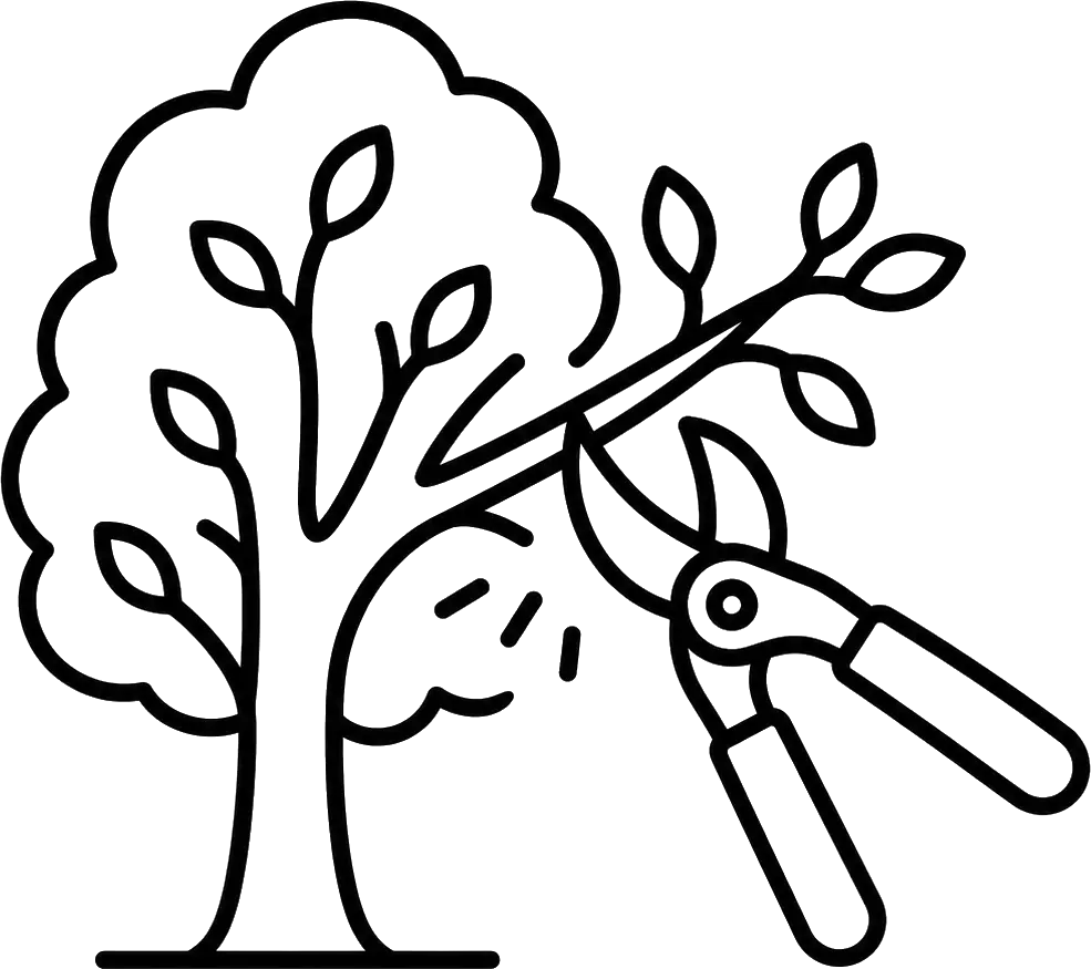 Tree service work in Alpharetta